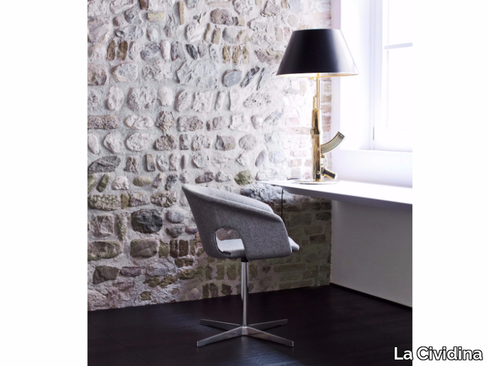 BENNETT - Swivel reception chair _ La Cividina