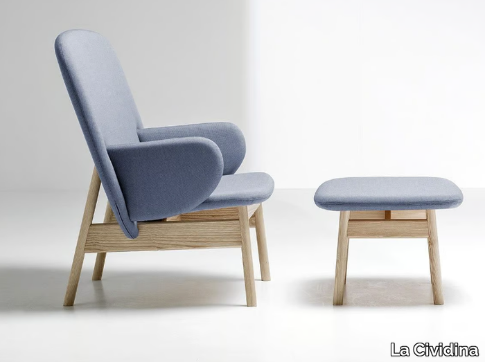 ALA - Upholstered armchair with armrests _ La Cividina