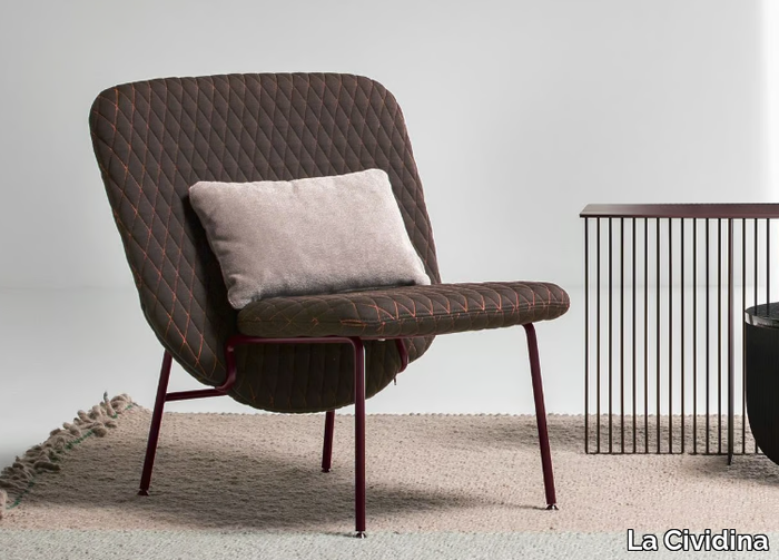ALA - Fabric easy chair _ La Cividina