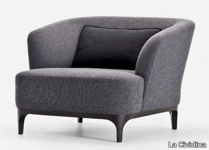 ELLE/P - Lobby chair with armrests _ La Cividina
