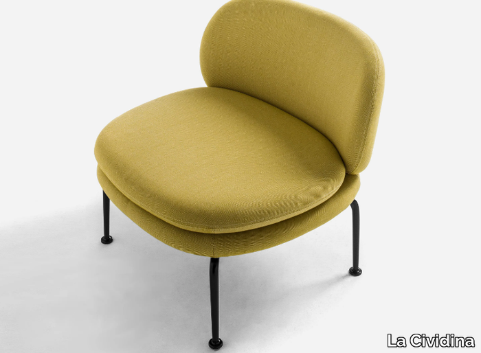 SOAVE - Fabric lobby chair _ La Cividina