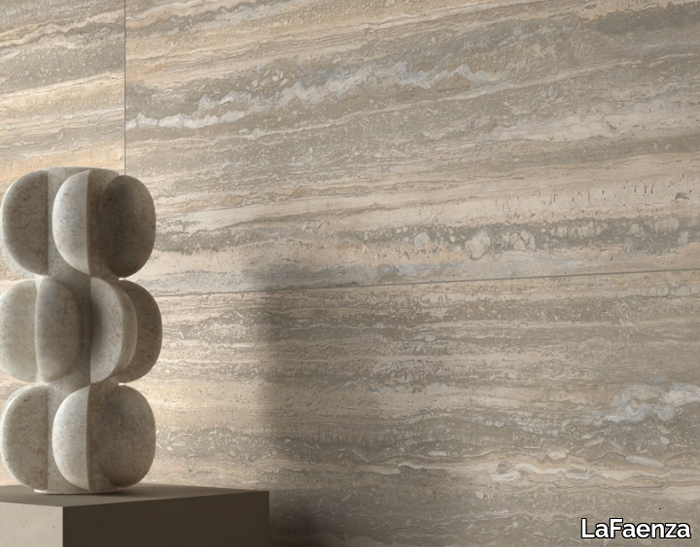 COCOON TRAVERTINO OB - Full-body porcelain stoneware wall/floor tiles _ LaFaenza