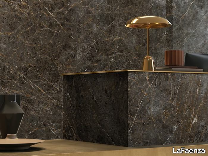 AESTHETICA GOLDEN BLACK - Full-body porcelain stoneware wall/floor tiles _ LaFaenza