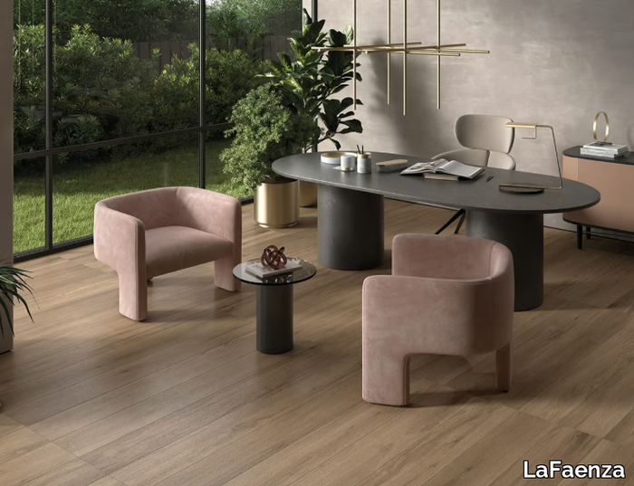 DAMA NO - Full-body porcelain stoneware wall/floor tiles with wood effect _ LaFaenza