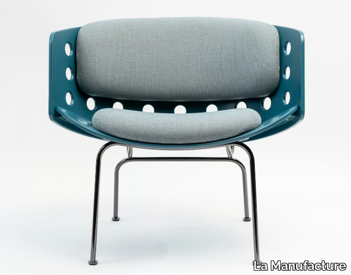 MELITEA - Chair with integrated cushion _ La Manufacture