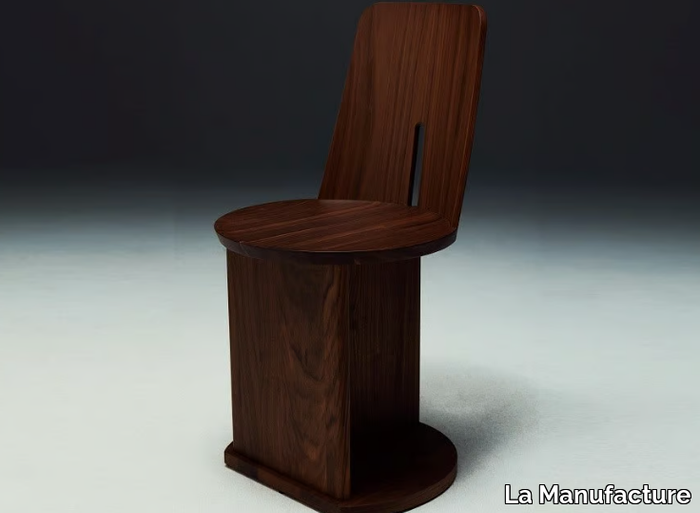 INTERSECTION - Solid wood chair _ La Manufacture