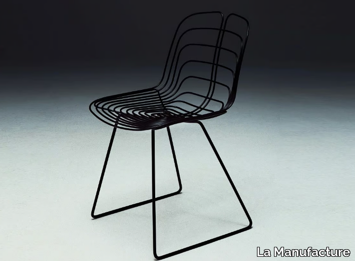 WIRED - Sled base steel chair _ La Manufacture