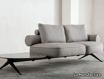 LUIZET - Sectional 2 seater fabric sofa with storage space _ La Manufacture