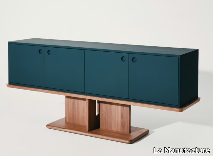 INTERSECTION - Solid wood sideboard with doors _ La Manufacture