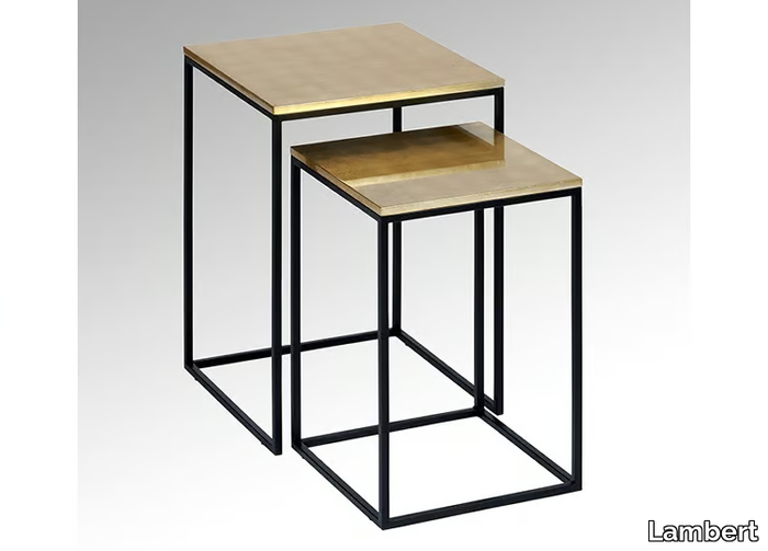 AKARI - Square iron side table _ Lambert