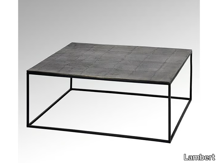 LAGO - Rectangular aluminium coffee table _ Lambert