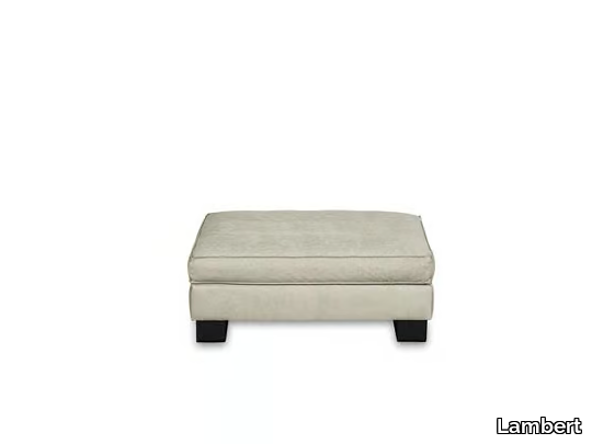 MARVIN - Upholstered fabric footstool _ Lambert