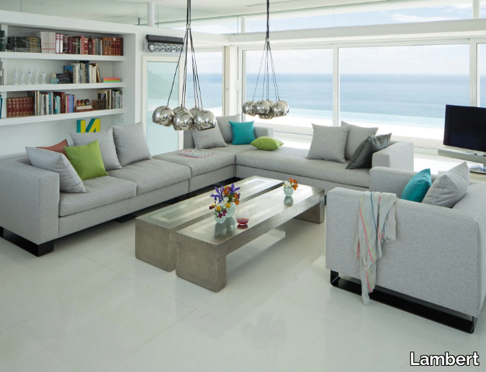 MARVIN - Sectional fabric sofa _ Lambert