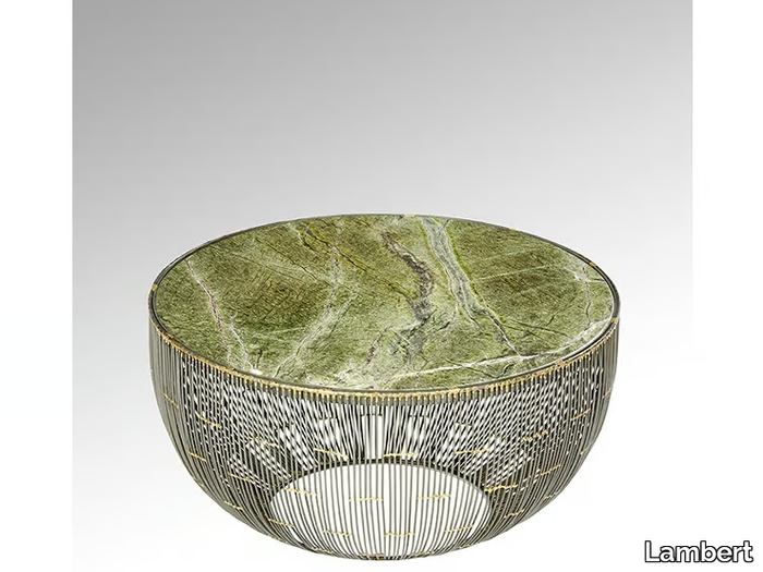 NIKAHO - Round marble coffee table _ Lambert