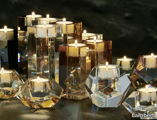 PENTAKI - Crystal candle holder _ Lambert