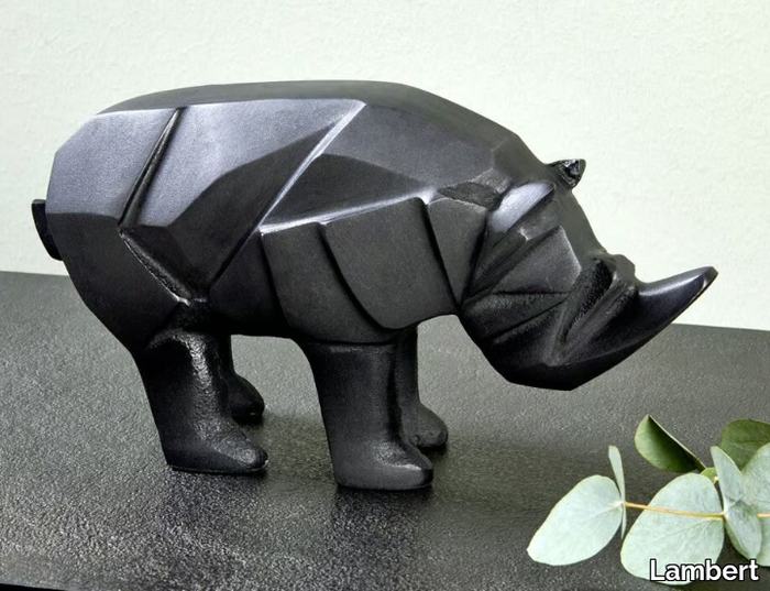 RHINO - Aluminium decorative object _ Lambert