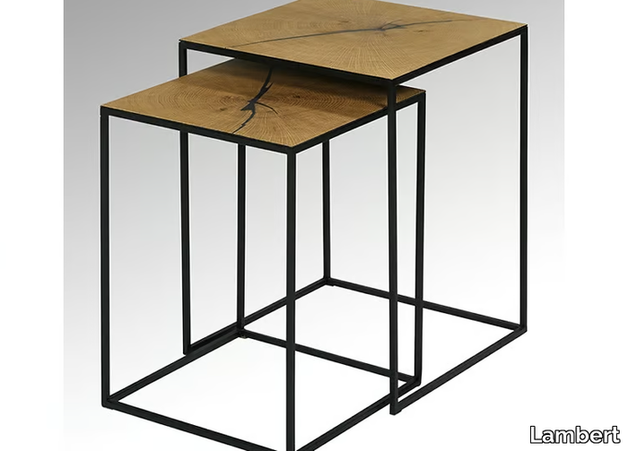 SAYO - Square iron side table _ Lambert