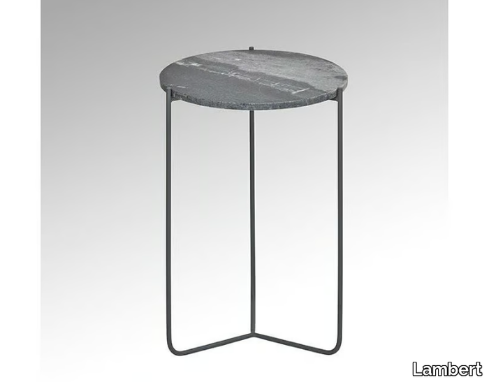 SORANO - Round marble side table _ Lambert