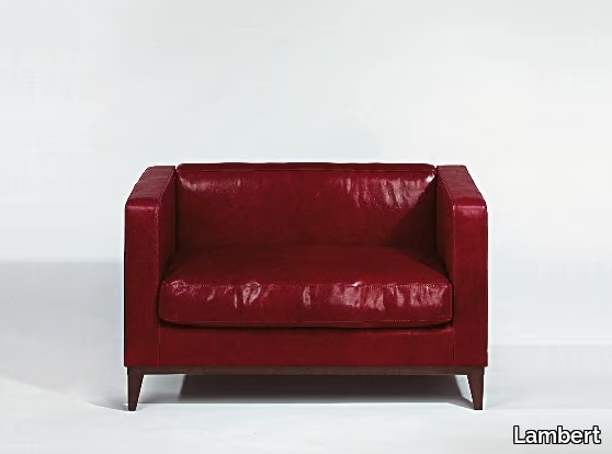 STANHOPE - 2 seater leather sofa _ Lambert