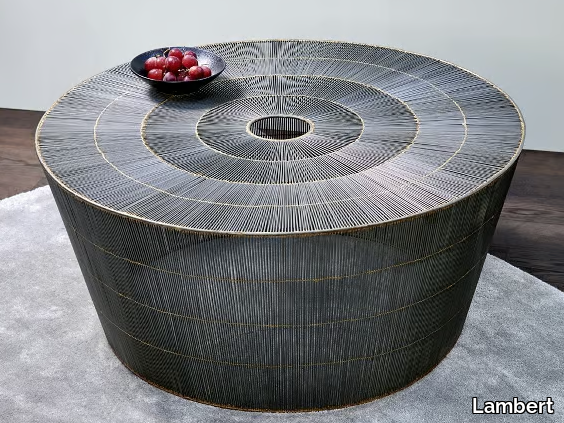 THOBAN - Round wire mesh coffee table _ Lambert