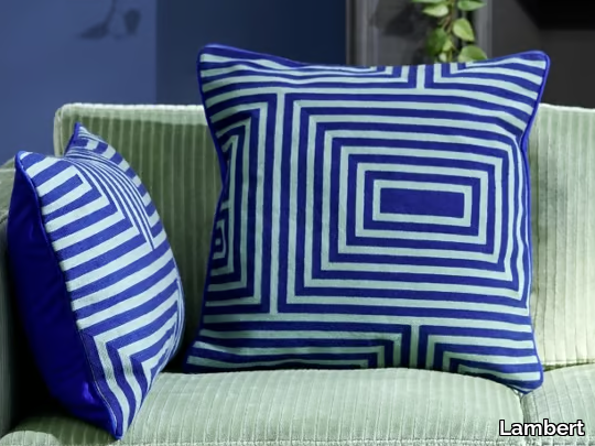 VASARELY - Geometric cotton cushion cover _ Lambert