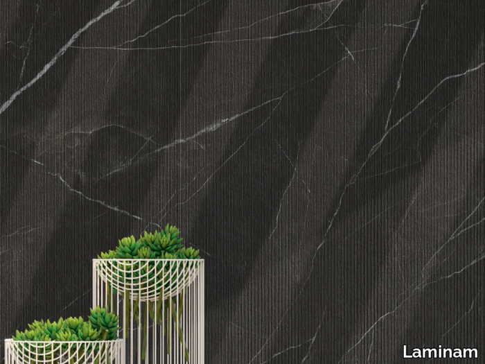 CALACATTA BLACK RAIN - Laminam® wall tiles _ Laminam