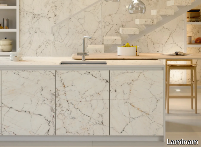 FUSION WHITE LUCIDATO - Laminam® wall tiles _ Laminam