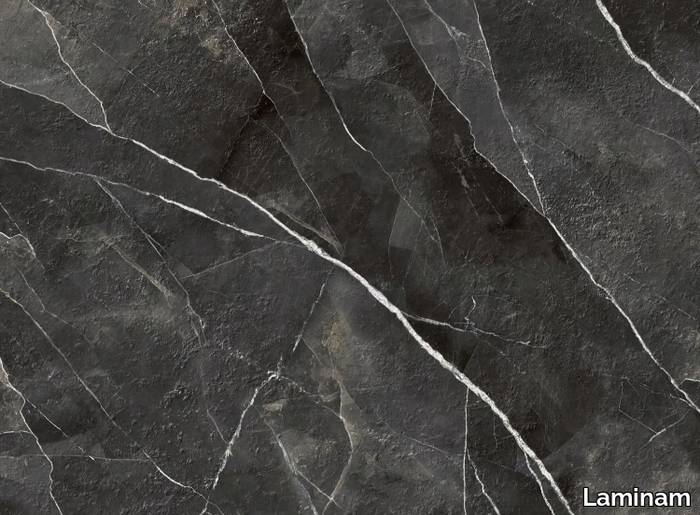 CALACATTA BLACK LUCIDATO STARLIT - Laminam® wall tiles with marble effect _ Laminam