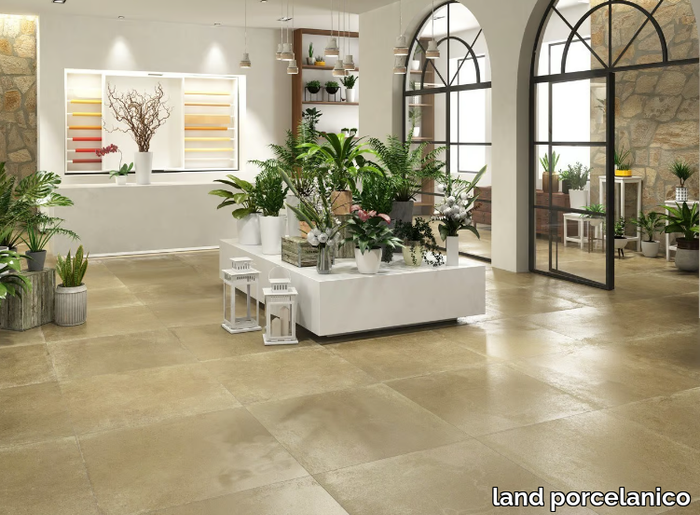 KANKARE - Technical porcelain wall/floor tiles with stone effect _ land porcelanico