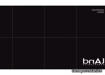 GALLERY BLACK - Technical porcelain flooring _ land porcelanico