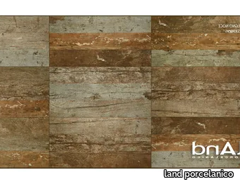 LEGNO NOCE - Technical porcelain flooring with wood effect _ land porcelanico