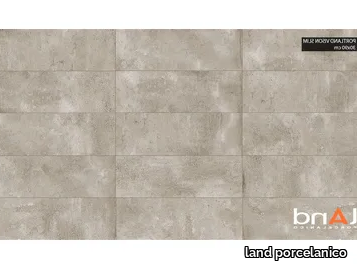 PORTLAND SLIM VISON - Technical porcelain wall tiles with concrete effect _ land porcelanico