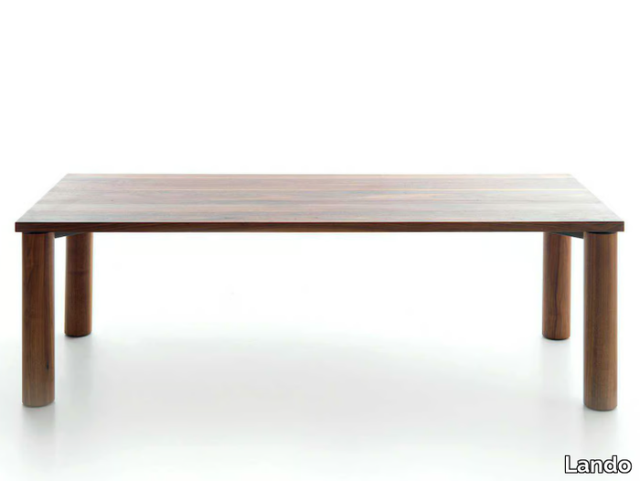 INNO - Rectangular solid wood dining table _ Lando