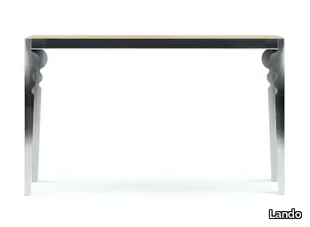 LAGUNA - Rectangular stainless steel console table _ Lando