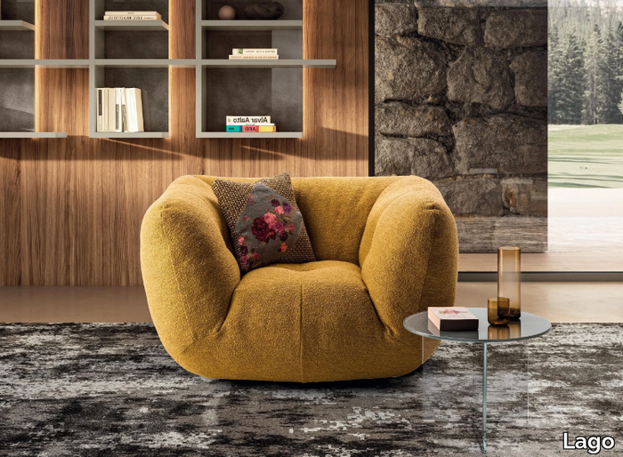 HAPPENING - 1461 - Fabric armchair _ Lago