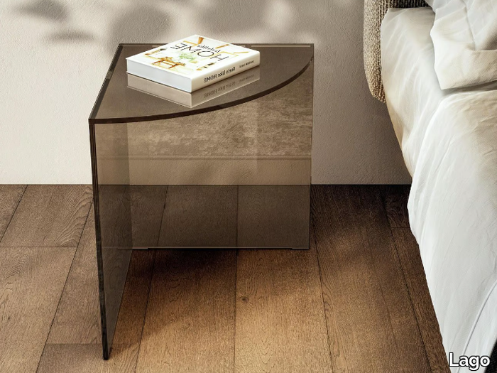 SNIP - Glass bedside table / coffee table _ Lago