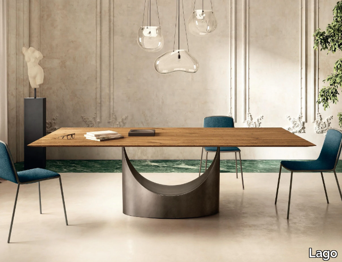 U TABLE - 2490W - Wooden table _ Lago