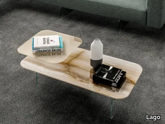 BLENDIE 1416 - Glass coffee table _ Lago