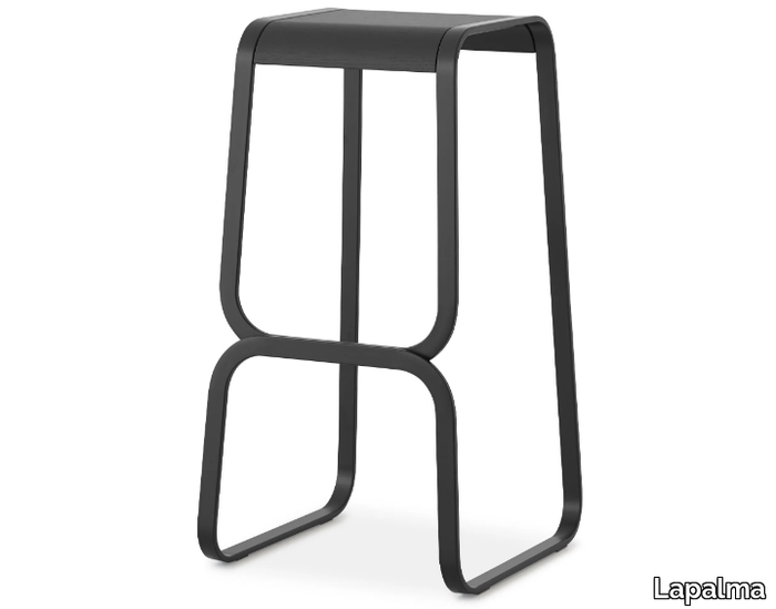 CONTINUUM - High steel stool _ Lapalma