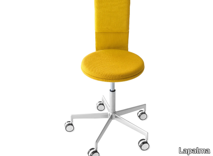 LAB - Swivel chair with castors with 5-spoke base _ Lapalma