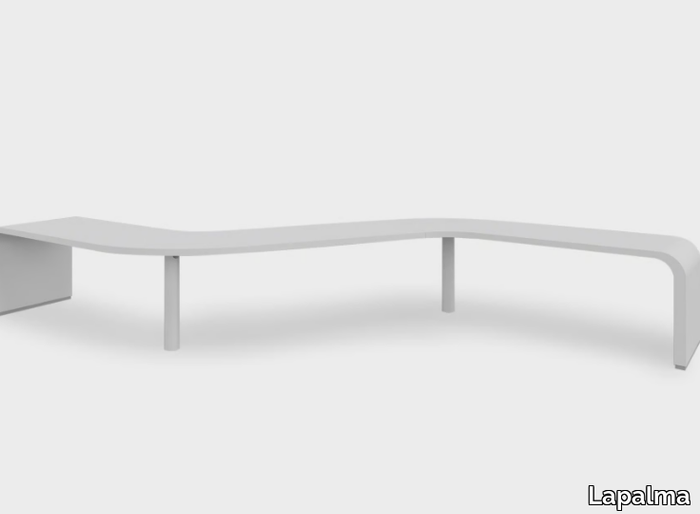 BRUNCH S SHAPE - Rectangular honeycomb table _ Lapalma