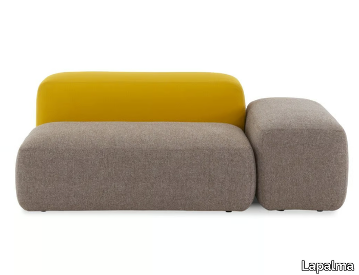 PLUS - Modular fabric sofa with removable cover _ Lapalma