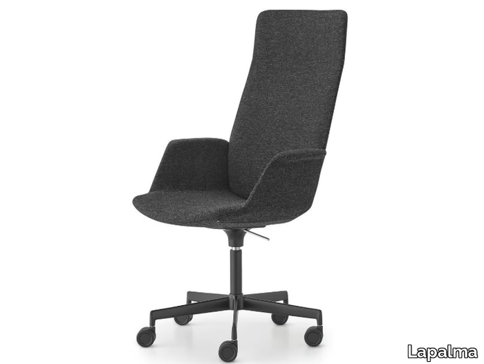 UNO - Swivel fabric office chair with headrest _ Lapalma