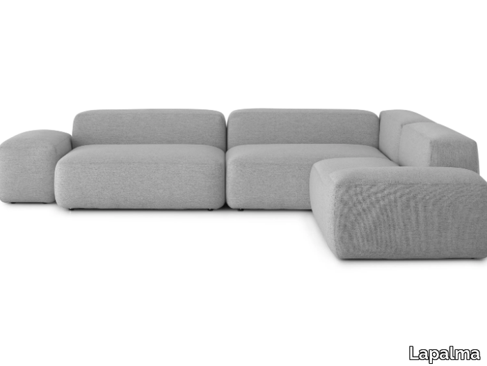 PLUS - Corner modular fabric sofa with removable cover _ Lapalma