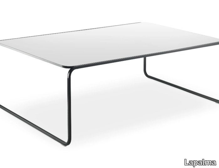 TOÉ - Stackable rectangular HPL coffee table _ Lapalma