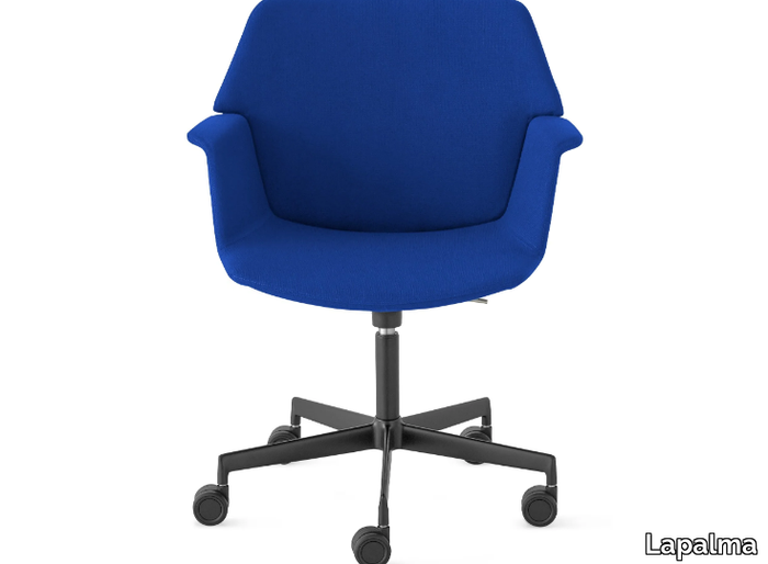 UNO - Swivel fabric office chair with 5-Spoke base _ Lapalma