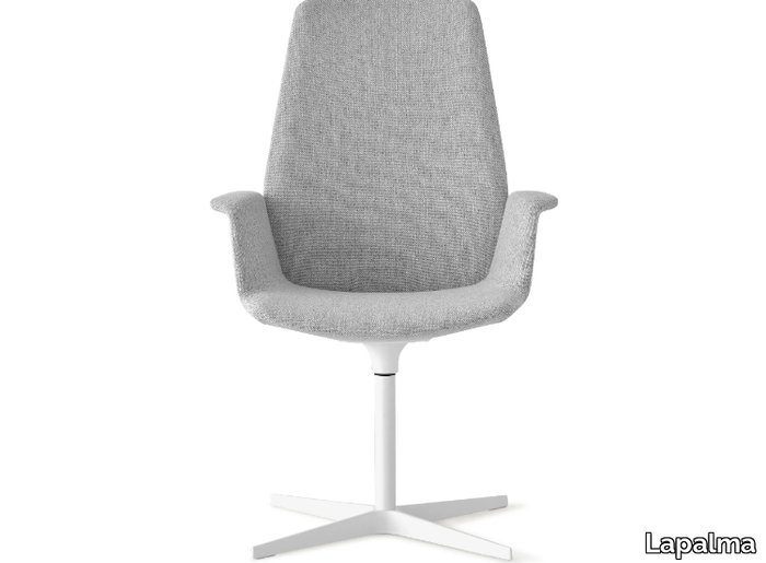 UNO - Fabric office chair with armrests with 4-Spoke base _ Lapalma