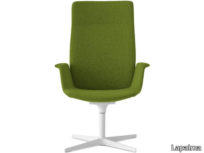 UNO - Swivel fabric office chair with 4-Spoke base _ Lapalma