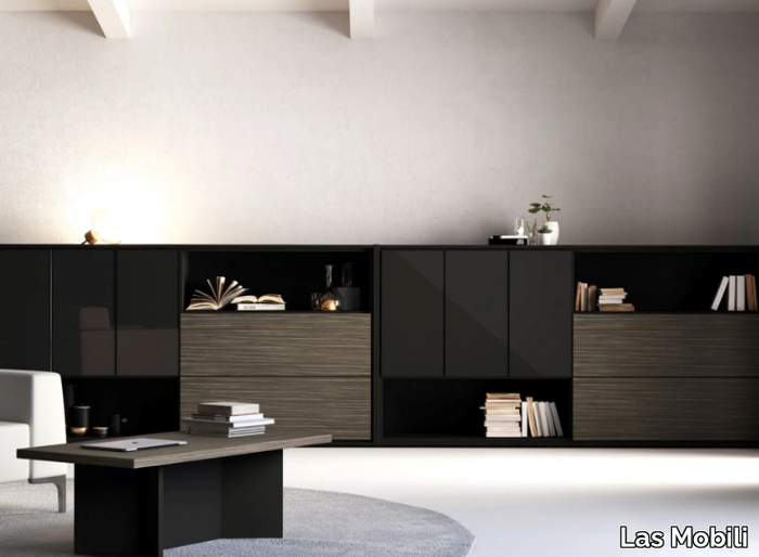 ELITE - Office storage unit with hinged doors _ Las Mobili