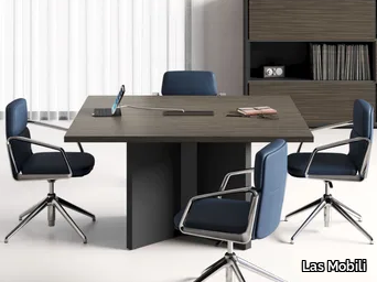 ELITE - Square meeting table with cable management _ Las Mobili